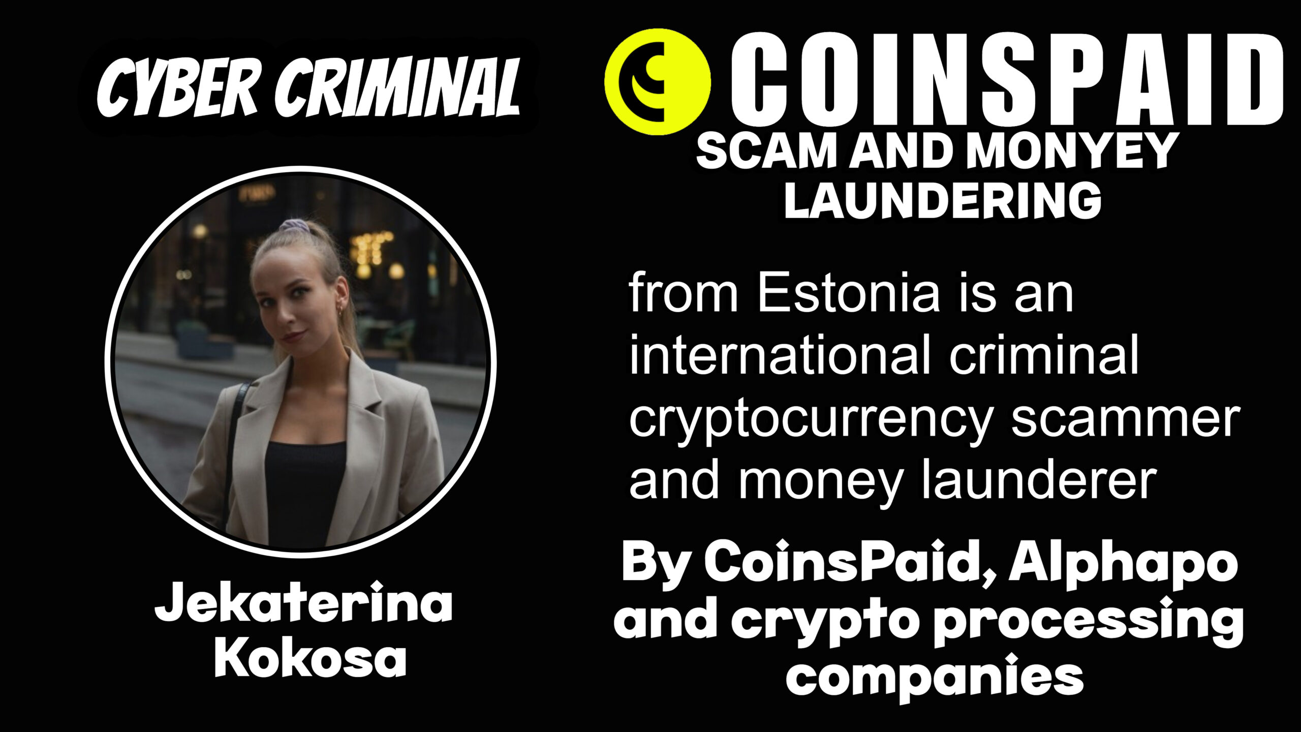 Jekaterina Kokosa - softswiss scam - Casino by Softswiss